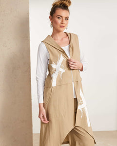 NAYA - NAS25 180 Printed Hooded Gilet