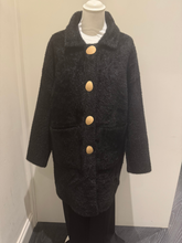 Load image into Gallery viewer, PARAMOUR - BUTTON COAT 8077
