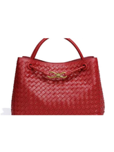 Load image into Gallery viewer, PCHA B1783 Woven Bag featuring elegant woven texture, gold tone knot detail and structured boutique design perfect for day to night styling.
