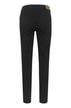 Load image into Gallery viewer, CREAM - ANN TWILL PANT - BLACK
