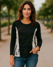 Load image into Gallery viewer, NAYA - NAW25 314 Mottled Print Top
