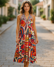 Load image into Gallery viewer, QBAW25 - BC - HALLIE HALTER DRESS
