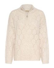 Load image into Gallery viewer, CREAM - ZILLA ZIPPER PULLOVER
