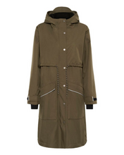 Load image into Gallery viewer, CREAM - RAILY RAINCOAT
