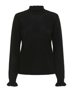 CREAM - VILLEA KNIT BLOUSE