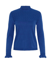 Load image into Gallery viewer, CREAM - VILLEA KNIT BLOUSE
