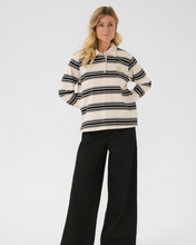 Load image into Gallery viewer, CREAM - CARMELL POLO SWEATSHIRT
