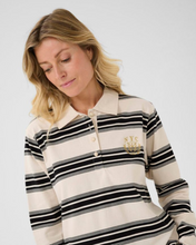Load image into Gallery viewer, CREAM - CARMELL POLO SWEATSHIRT
