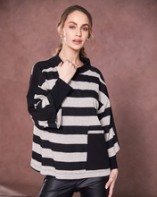 Load image into Gallery viewer, NAYA - NAW25 269 High Neck Stripped Top
