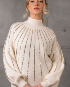 PARAMOUR - SEQUIN POLO 8061