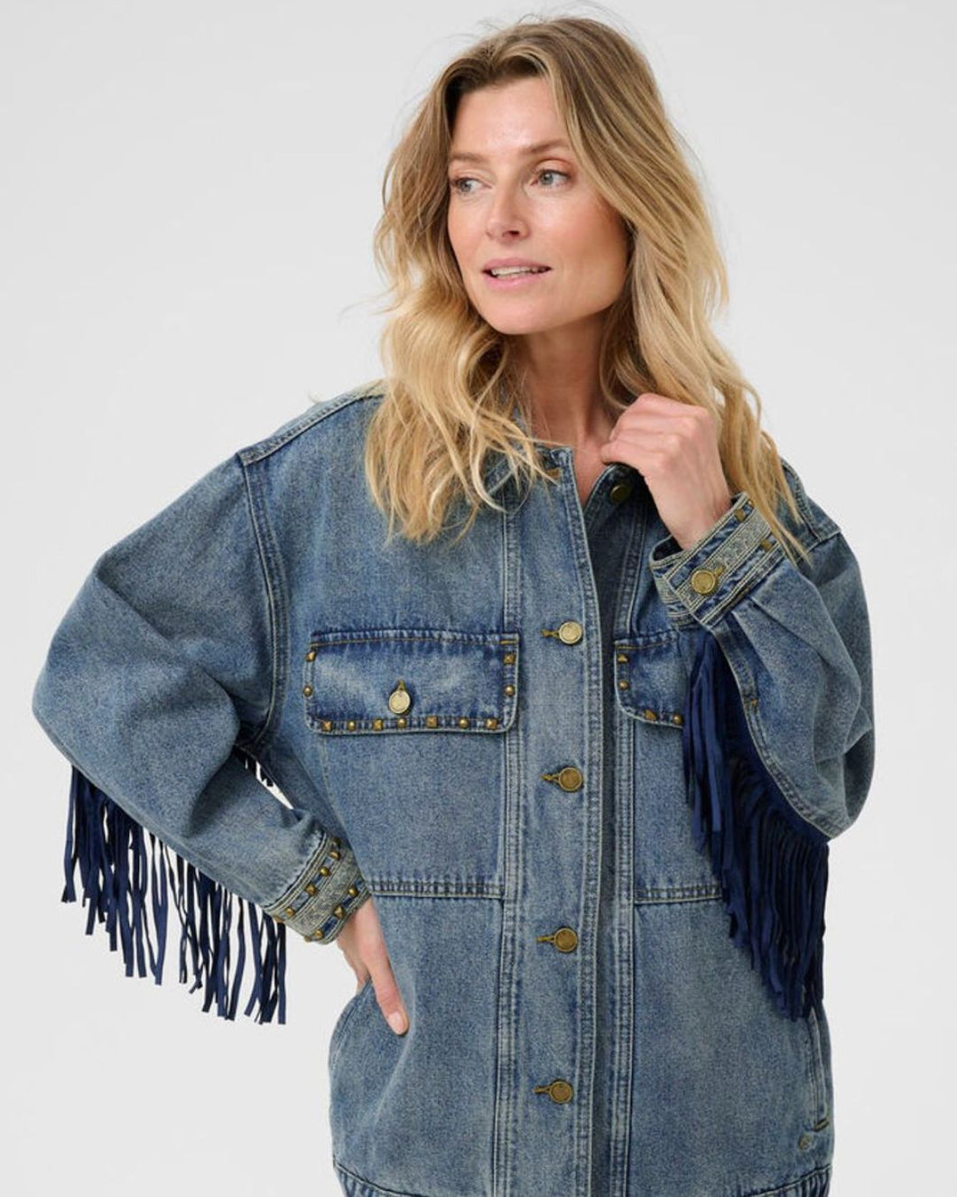 CREAM - KOS OZ DENIM JACKET