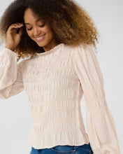 Load image into Gallery viewer, CREAM - HENVA BLOUSE - ANCIENT SCROLL
