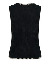 Load image into Gallery viewer, CREAM - FRUST KNIT VEST
