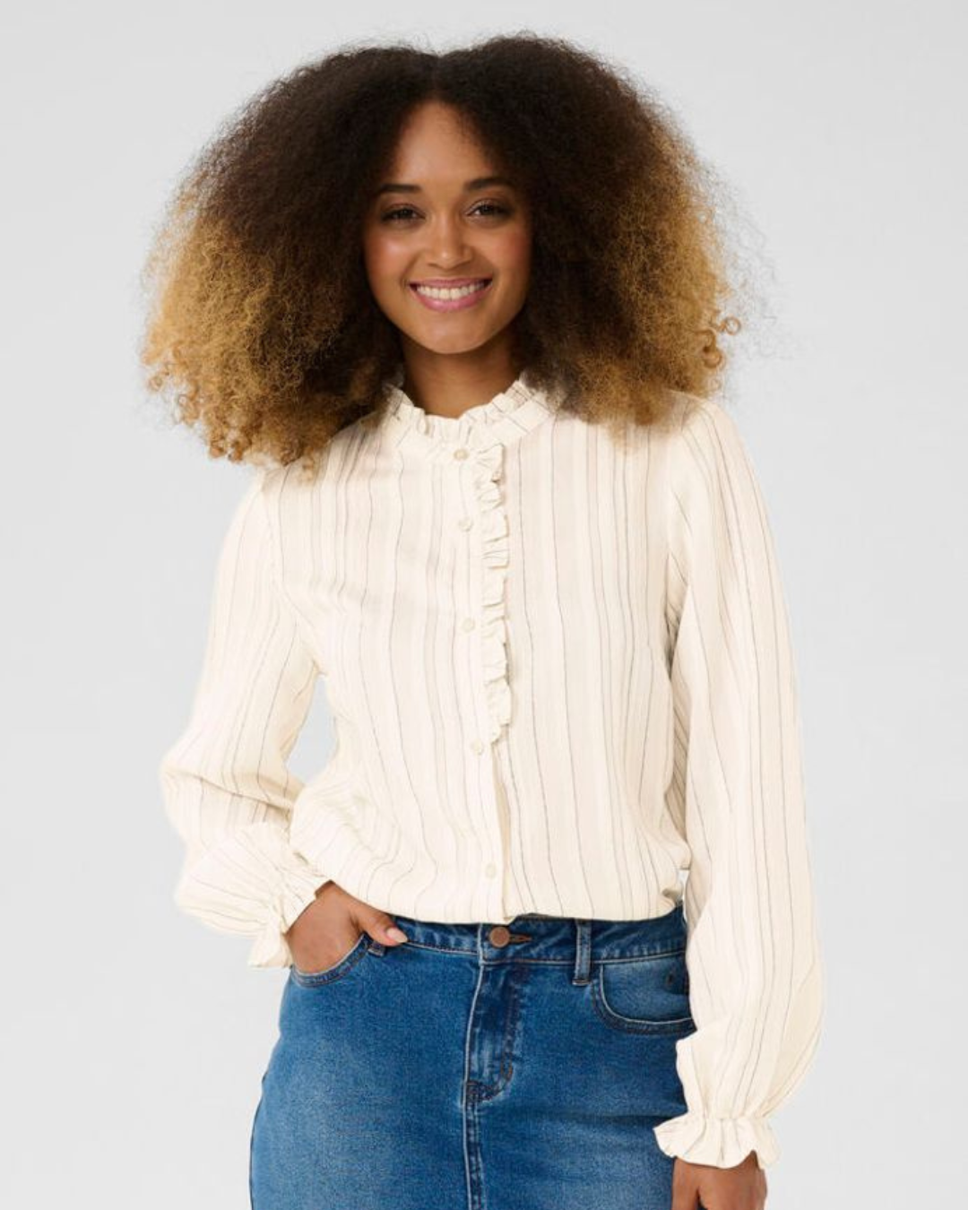 CREAM - VENEA JOA BLOUSE