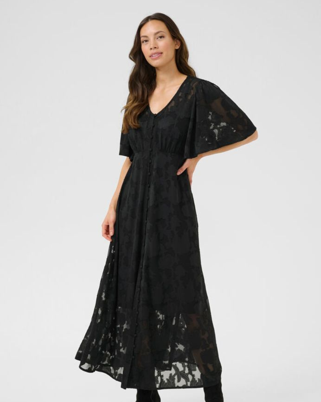 CREAM - CHERY FLOWER DRESS