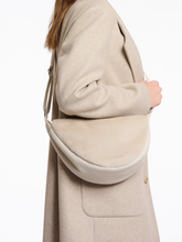 Load image into Gallery viewer, Rino &amp; Pelle Dalina Birch Mini Crossbody Bag – women’s beige crossbody bag with adjustable strap, compact design and minimalist chic style for everyday wear.
