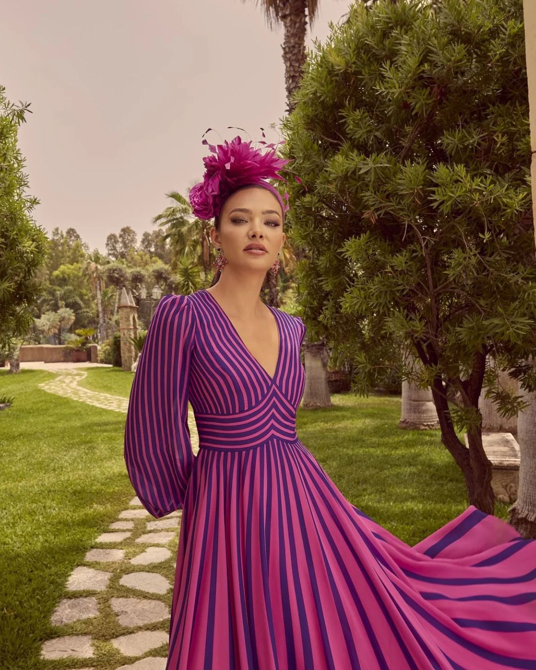 Veni Infantino - 36105 - Ivory / Pink / Orange Print