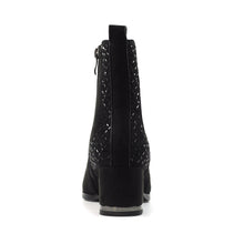 Load image into Gallery viewer, LUNAR - AURORA BLACK ANKLE BOOT
