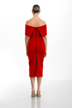 Load image into Gallery viewer, Kevan Jon - Kyoto Knee Dress - red
