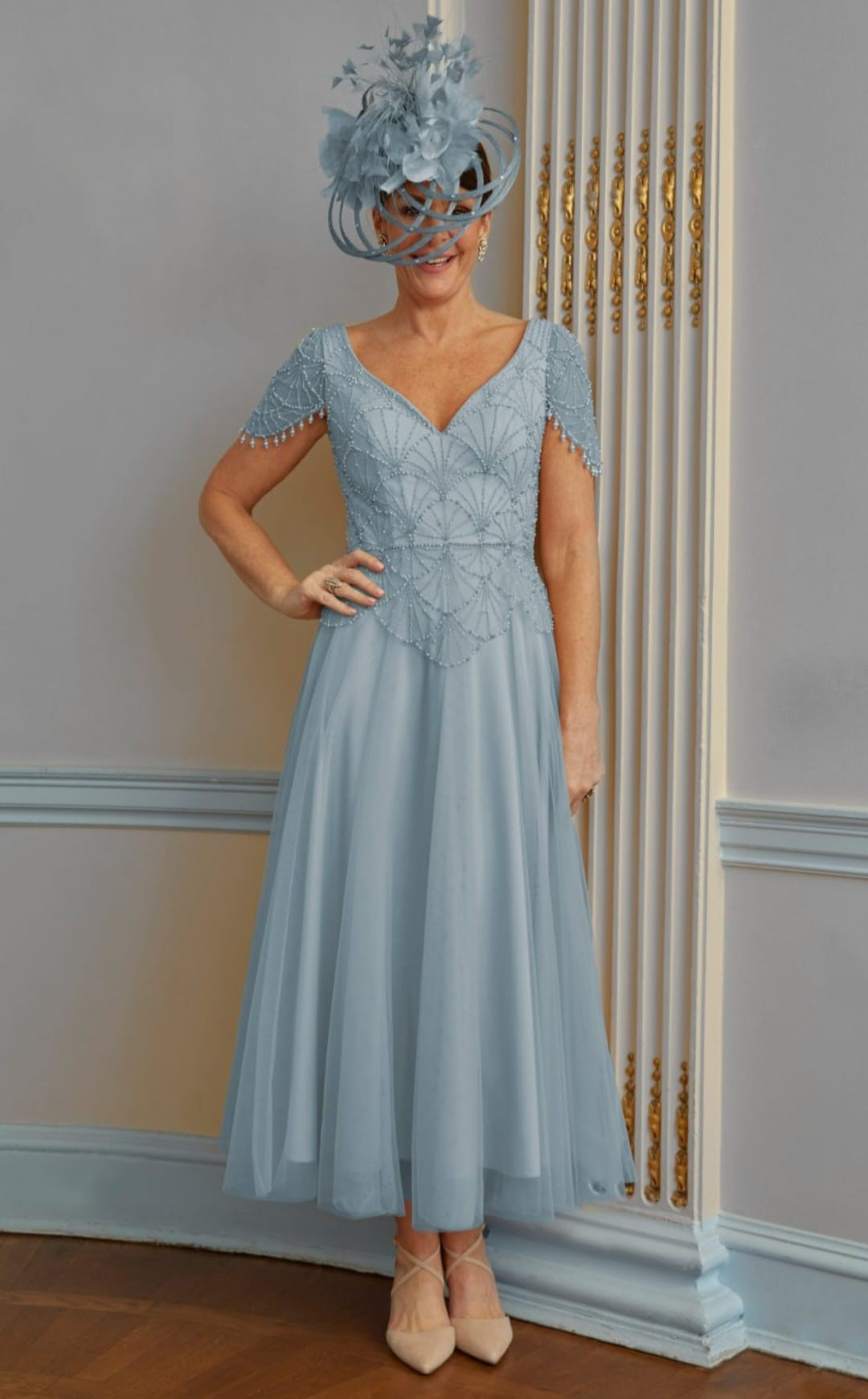Size 10 Gill Harvey - 8030 - Pale Blue