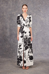 Size 10  - Carla Ruiz - 99647 - WOMENS KNOT LONG DRESS