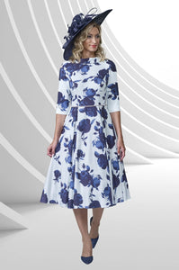 Veromia Occasions - VO8144 - BABY BLUE/NAVY