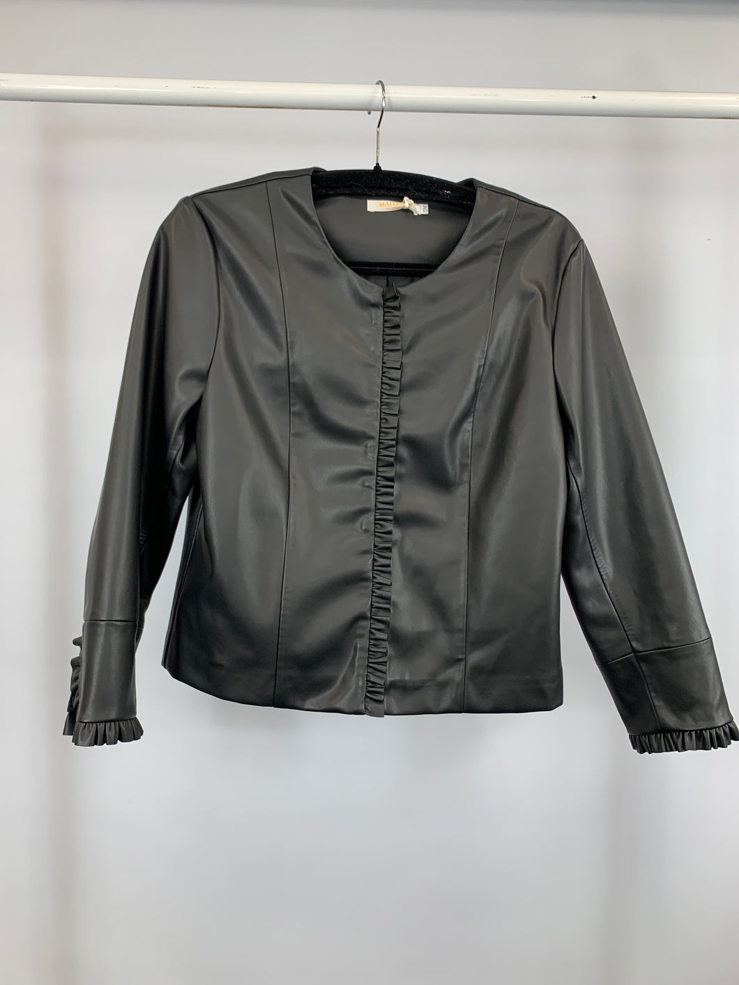 Malissa J - Koo - WF1275 Faux Leather Jacket